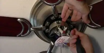 Ceiling fan installation with electrical wiring and mounting by professional electrician in Fort Lauderdale, FL