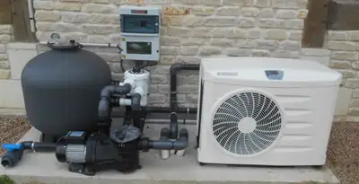 electric heater installation services with connected outdoor heating system equipment in Fort Lauderdale, FL
