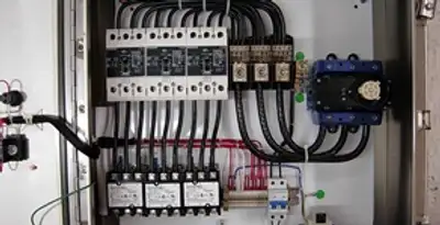 Electrical panel installation with organized circuit breakers and wiring in Fort Lauderdale, FL
