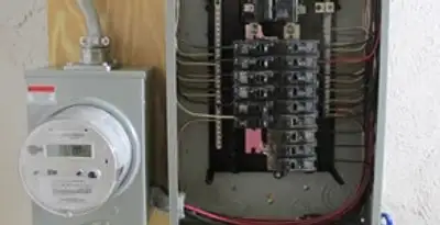 electrical panel upgrade service showing outdated electrical panel prepared for professional replacement in Fort Lauderdale, FL