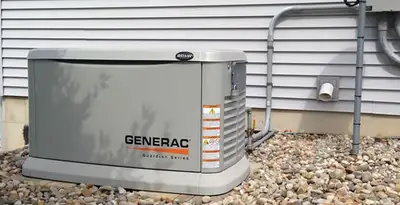 generator installation service featuring outdoor standby generator setup by licensed electricians in Fort Lauderdale, FL