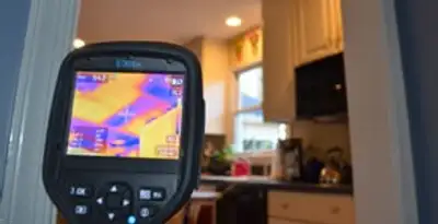 home energy audit service using thermal imaging to evaluate electrical efficiency inside a home in Fort Lauderdale, FL