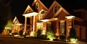 landscape lighting installation services enhancing residential exterior lighting in Fort Lauderdale, FL