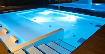 pool light installation and repair services providing modern illuminated pool lighting in Fort Lauderdale, FL