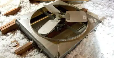 whole house fan installation services with attic-mounted ventilation unit in Fort Lauderdale, FL